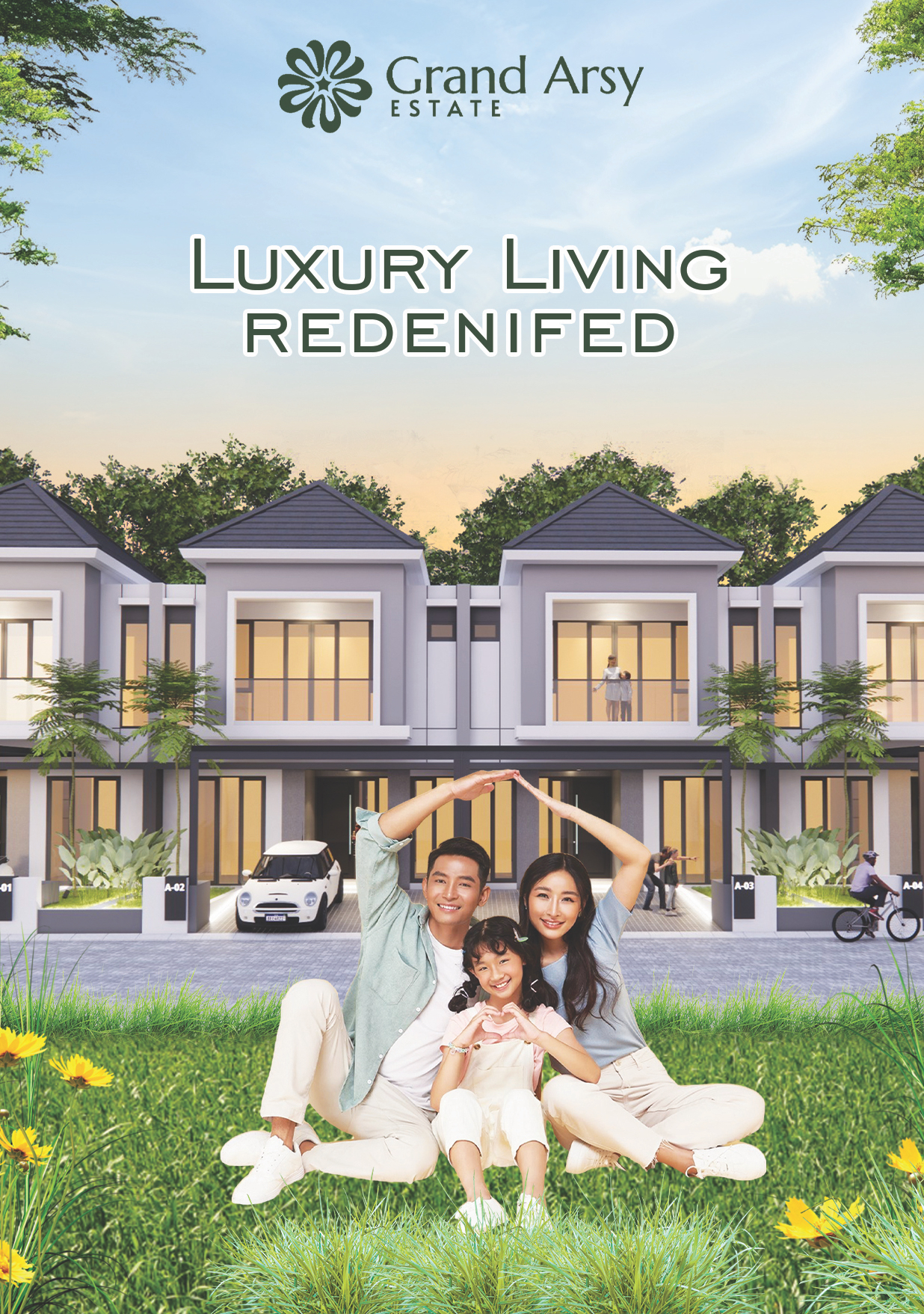 Ilustrasi Brosur Properti